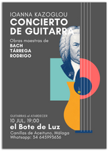 Cargar la imagen en el visor de la galería, Póster concierto de Ioanna Kazoglou julio 2026