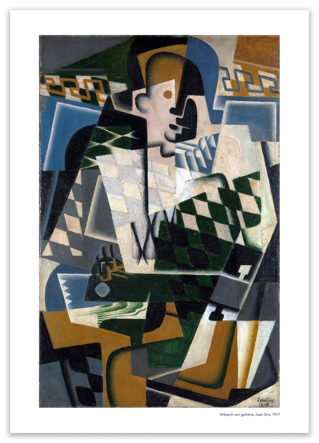 Harlequin with Guitar