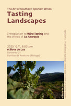 Load image into Gallery viewer, 'Tasting Landscapes' wine tasting October 2025
