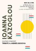 Load image into Gallery viewer, Ioanna Kazoglou Concert November 2025
